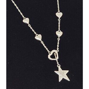 Granddaughter Shining Star Sterling Silver 925 Necklace